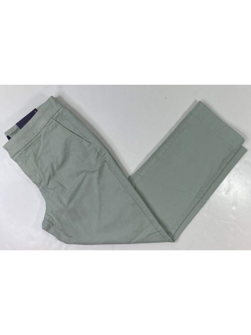 NYDJ Womens Green Lift Tuck Technology Straight Leg Chino Pants Size 0